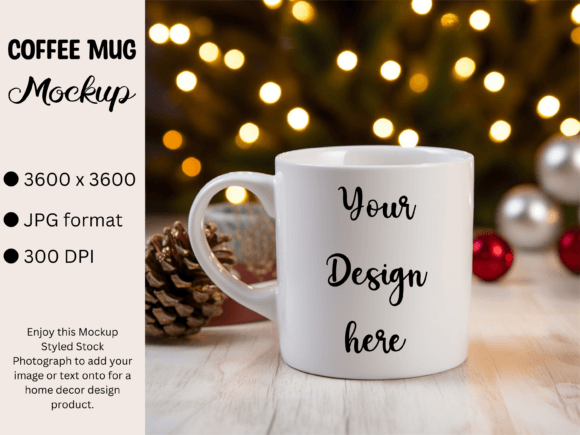 Download White Mug Product Mockup Photo Christmas - Mug product mockup Collection