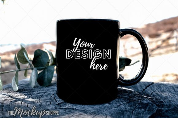 Download Black 11oz Mug Mockup, Fall Mug Mockup - Mug mockup Collection