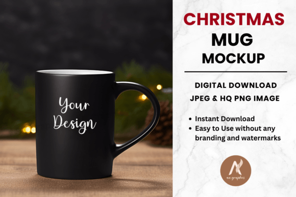 Download Christmas Mug Mockup Design - 9 - Mug mockup Collection