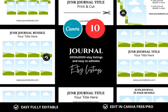 Download 10 Journal Etsy Mockup - Etsy mockup Collection