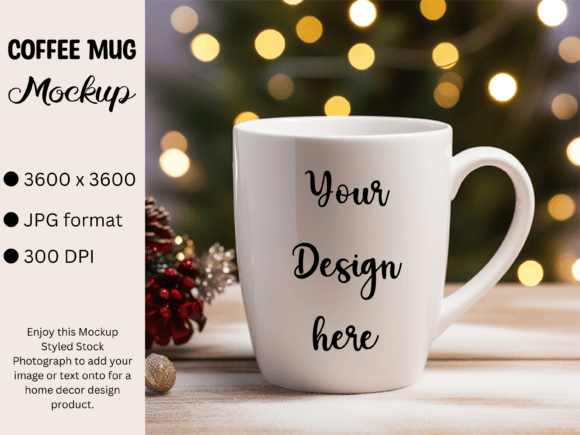 Download White Mug Product Mockup Photo Christmas - Mug product mockup Collection