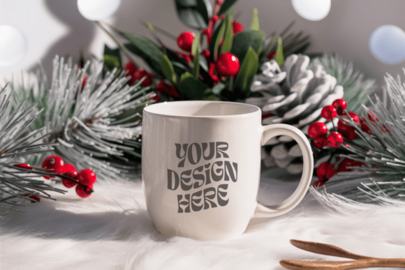 Download Christmas 11oz White Mug Mockup 36 - Mug mockup Collection